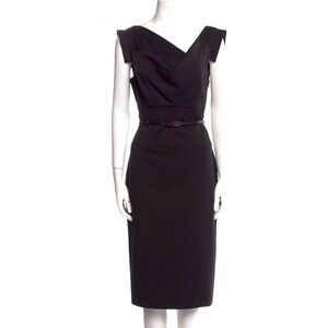 Black halo classic black Jackie dress